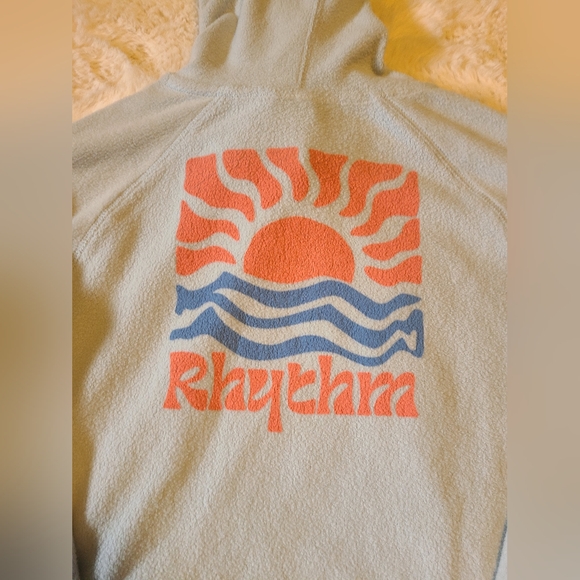 Rhythm light blue hoodie size small - Picture 7 of 8